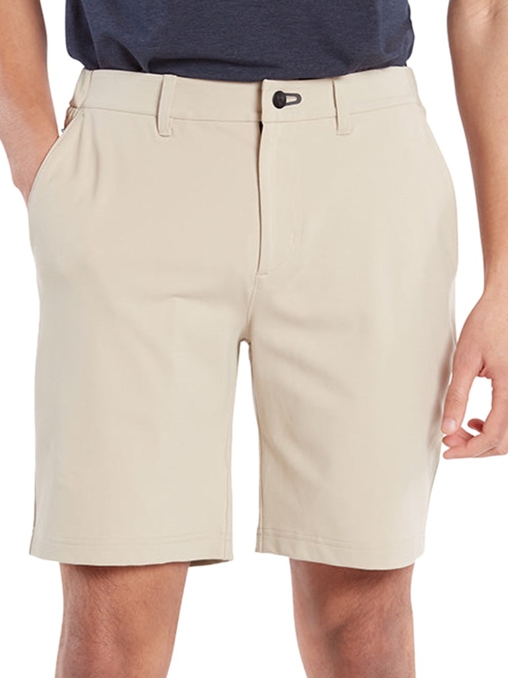 Public Rec Gamechanger Rec Shorts Khaki Tan Performance Stretch 36 8”